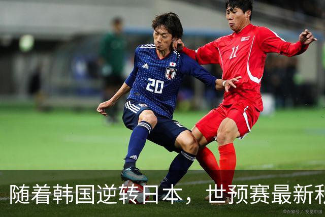 随着韩国逆转日本，世预赛最新积分榜：中国男篮第三晋级 省队垫底